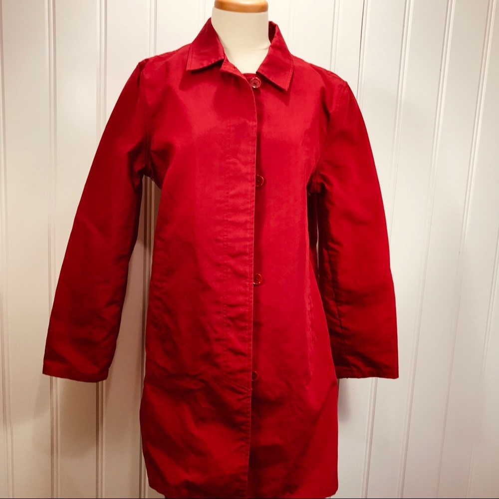 ❣️Old navy cotton overcoat red women’s large - Picture 6 of 7